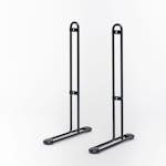 Golvstativ Adax Panel Svart H Hög - Tillbehör Element