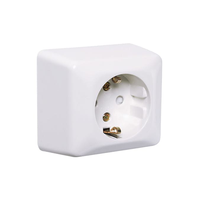 Vägguttag Elko 1-Vägs Utanpåliggande RS