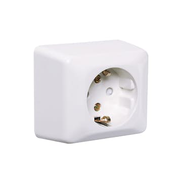 Vägguttag Elko 1-Vägs Utanpåliggande RS