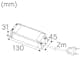 Downlight Hide-a-lite Plano Basic Vit
