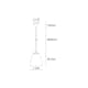 Pendelarmatur SG ARMATUREN Bell E27 Midi 10W 590Lm 2700K IP44 LED