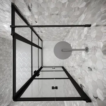 Sidostag Hietakari till Fast Duschvägg Bläk