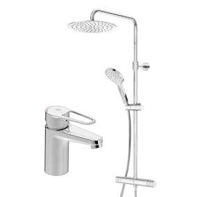 Blandarpaket Gustavsberg Nya Nautic Krom