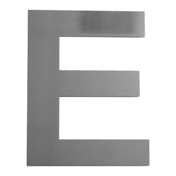 Bokstav E Berglund Rostfri
