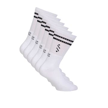 Bomullsstrumpa Jalas 4451 Vit 6-Pack