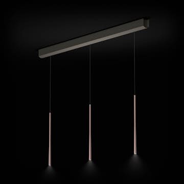 Taklampa BORA Stars 3- ljus Linjär