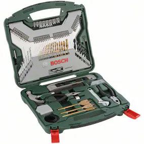 Borr-/bitsset Bosch Power Tools 103-delars X-Line Titansats