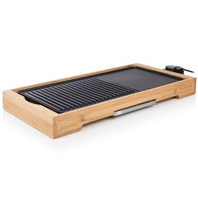 Elgrill Tristar Bambu XL Plancha Kombinerad Grill- och Teppanyakiplatta, 2200W