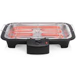 Elgrill Tristar BQ-2813 Svart Bordsgrill med Steglös Temperaturreglering & Fettuppsamlare