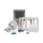 Komplett Bräddavlopp Planet Pool Skimmer till Stålväggspooler