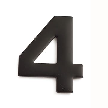 Brevlådenummer Habo Självhäftande Svart