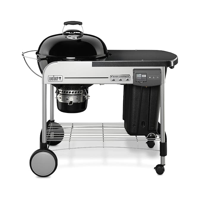 Kolgrill Weber Performer Deluxe GBS Svart Klotgrill med Gasoltändning & Gourmet BBQ System