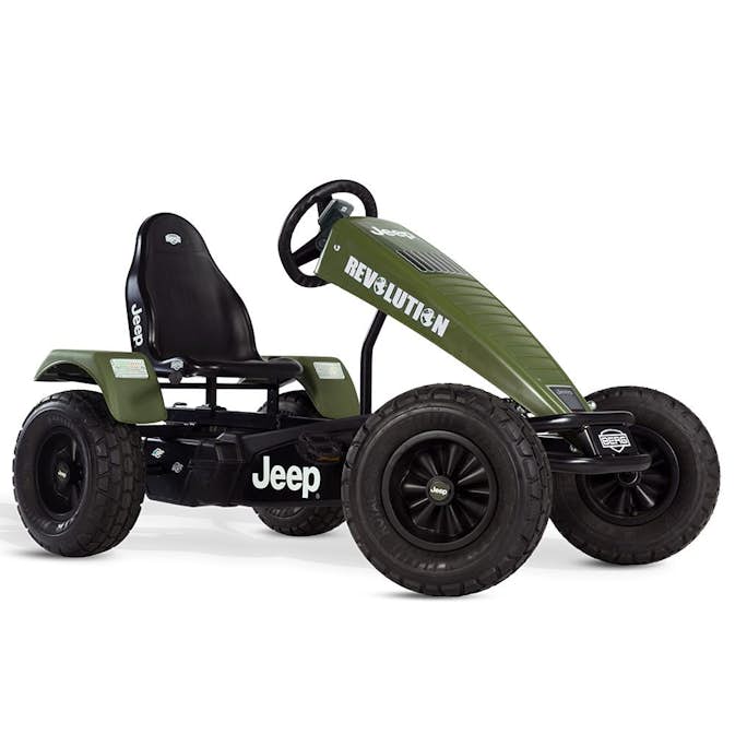 Trampbil Berg Jeep Revolution Hybrid Pedal Gokart E-BFR