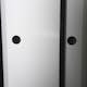 Duschkabin Bathlife Betrakta 90x90 Svart/Vit