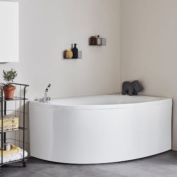 Bubbelbadkar Noro Sand 160 inkl. blandare