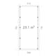 Carport Palmako Karl 23,1 m2