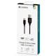USB-A Champion till USB-C Kabel 1m Svart
