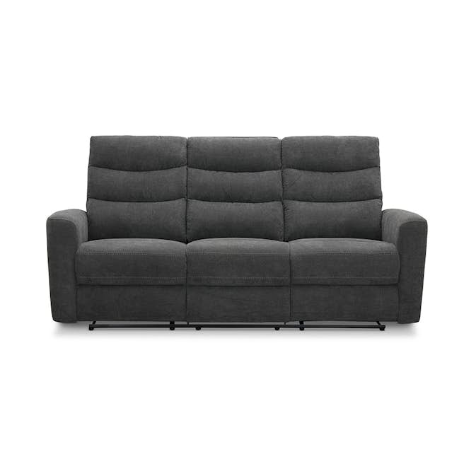 Soffa Hagagruppen Chicago 3-sits Manuell Grå Reclinersoffa