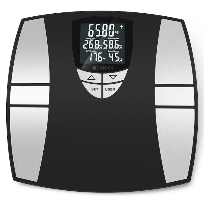 Personvåg Champion Body Fat PV310 Svart/Silver