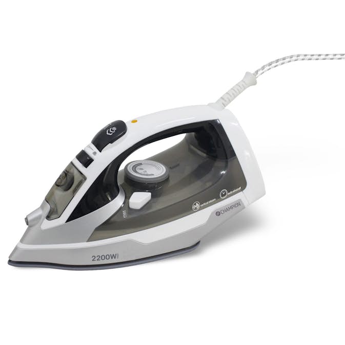Ångstrykjärn Champion Keramiskt 2200W SJ215 Grå/Vit