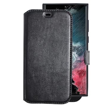 Mobilfodral Champion Slim Wallet Galaxy S22 Ultra Svart