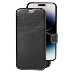 Mobilfodral Champion Slim Wallet iPhone 14 Pro Svart