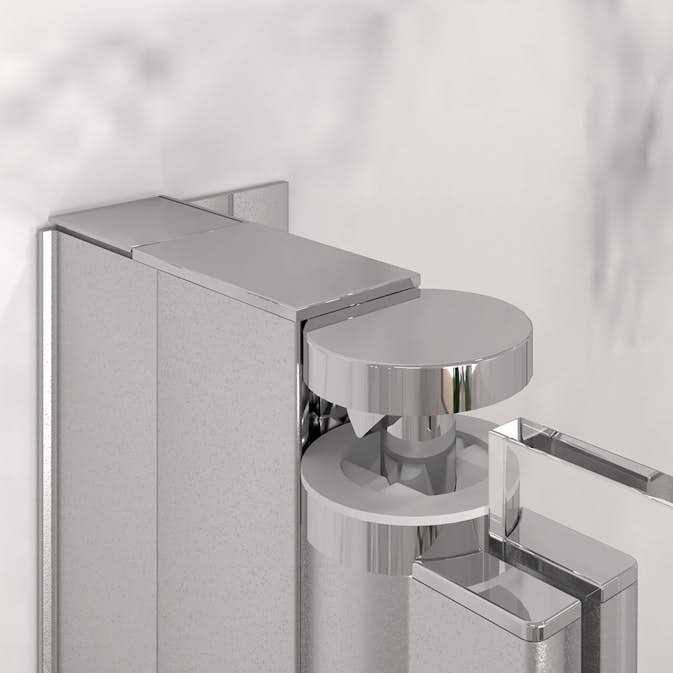 Distansprofil Hietakari för Duschvägg Classic/Infinia Vändbar/Vikbar Vit