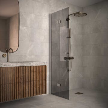 Duschdörr Hietakari Classic 103 Vikbar