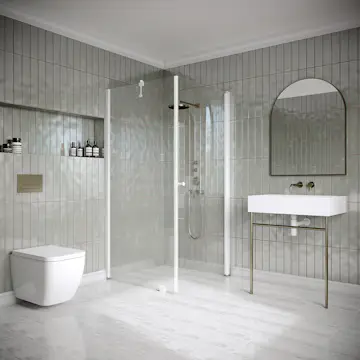 Duschhörn Hietakari Classic 146 Fast Vägg och Vändbar Dörr