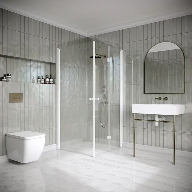 Duschhörn Hietakari Classic 149 Vändbar Dörr och Vikbar Dörr