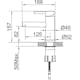 Tvättställsblandare Scandtap Steel Clear