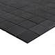 Mosaik Tenfors Vasa Kvadrat Svart 4x4 cm