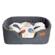 Hundbädd Danish design Colour Block Steel Lux Slumber Bed