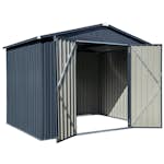 Förråd gop Cover-It 4,5 m² Mörkgrå Redskapsbod