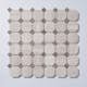 Natursten ArtStone Woodlight Gravin Octagon Polerad 5x5 cm