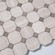 Natursten ArtStone Woodlight Gravin Octagon Polerad 5x5 cm