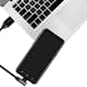 Vinklad USB-C-kabel LogiLink USB 2.0 Max 3A 1 m
