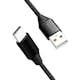 USB-C Ladd/synk-kabel LogiLink USB 2.0 15W 0,3 m Textil