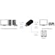 VGA till HDMI-konverterare LogiLink HDMI-hane till VGA-hona + Ljud
