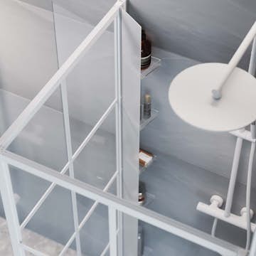 Duschhylla Macro Design Tidy Glas för Hörn