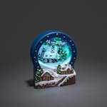 Julby Gnosjö Konstsmide Hus med Snöfall