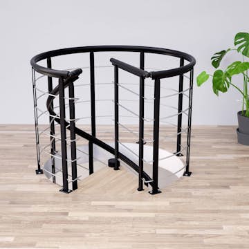 Skyddsräcke Dolle Design Spiraltrappa