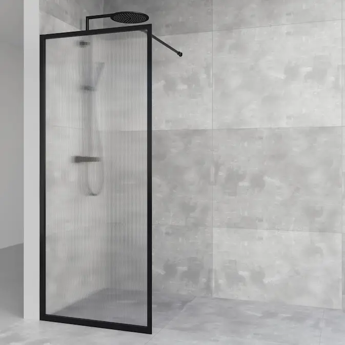 Duschvägg Macro Design Empire Linjeglas