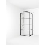 Duschhörn Macro Design Empire Swing Klarglas med Spröjs