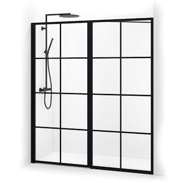 Duschdörr Macro Design Empire Swing Nisch med Spröjs