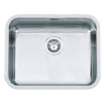 Infälld Diskho DecoSteel IB 5040L Rostfri Enkel med Korgventil & Vattenlås