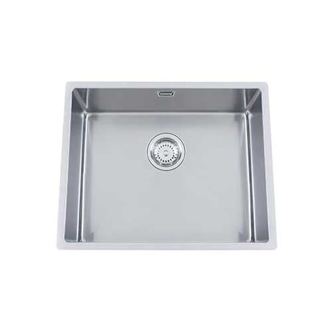 Diskho Nordic Tech Radius 500X Rostfri Enkel med Korgventil & Vattenlås