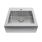 Diskho Nordic Tech Radius Solid 500 för Kök och Tvättstuga, Rostfri