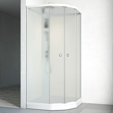 Duschkabin Macro Design Flow Semi med Infälld Blandare