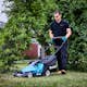 Gräsklippare Makita DLM432CT2 36 V med 5 Ah-batteri och Laddare